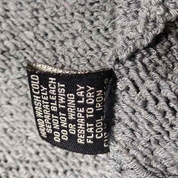 Bcbgmaxazria Gray Shawl Collar Long Sleeve Zipper Front Knit Cardigan Sweater - Picture 7 of 11